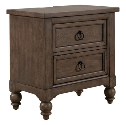 Liberty Furniture - Americana Farmhouse 2 Drawer Night Stand w/ Charging Station - 615-BR61 veiw 1