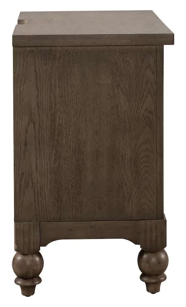 Liberty Furniture - Americana Farmhouse 2 Drawer Night Stand w/ Charging Station - 615-BR61 veiw 3