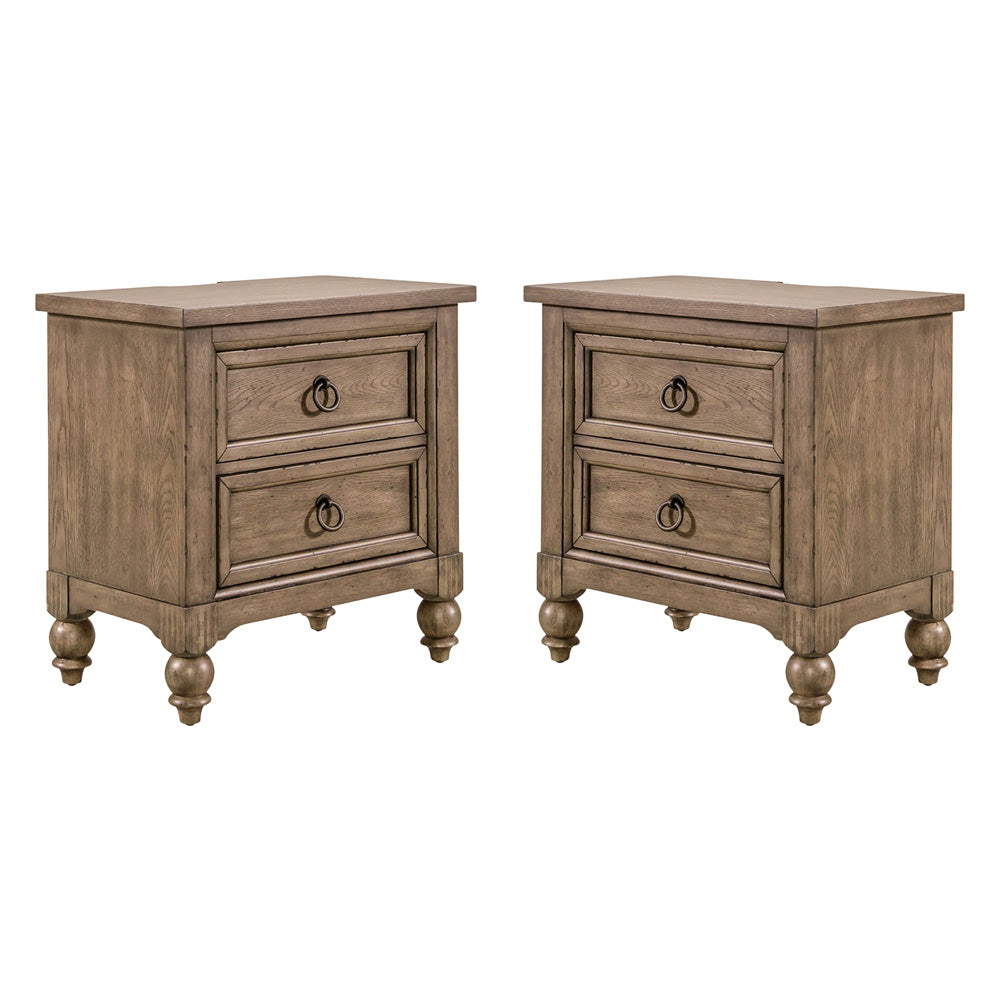 Liberty Furniture - Americana Farmhouse 2 Night Stands - 615-BR-2NS view 1