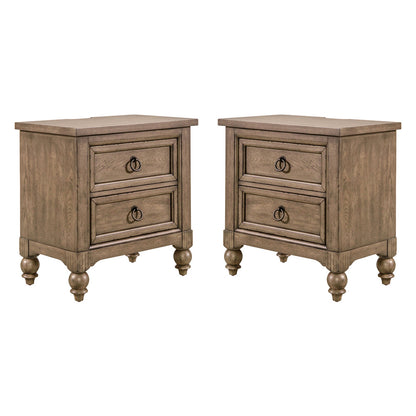 Liberty Furniture - Americana Farmhouse 2 Night Stands - 615-BR-2NS view 1