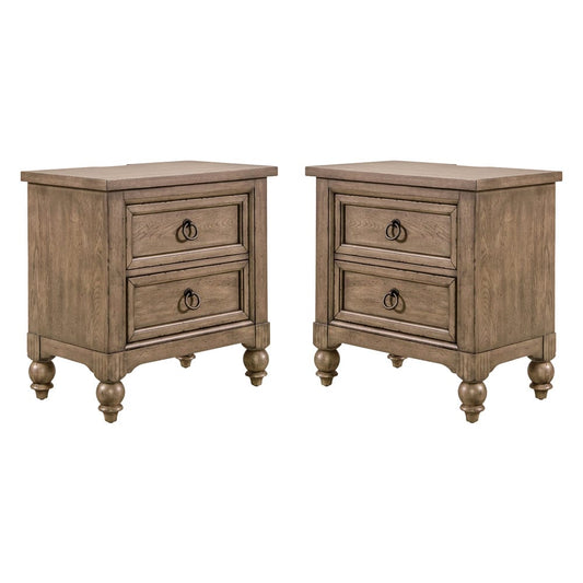 Liberty Furniture - Americana Farmhouse 2 Night Stands - 615-BR-2NS view 1