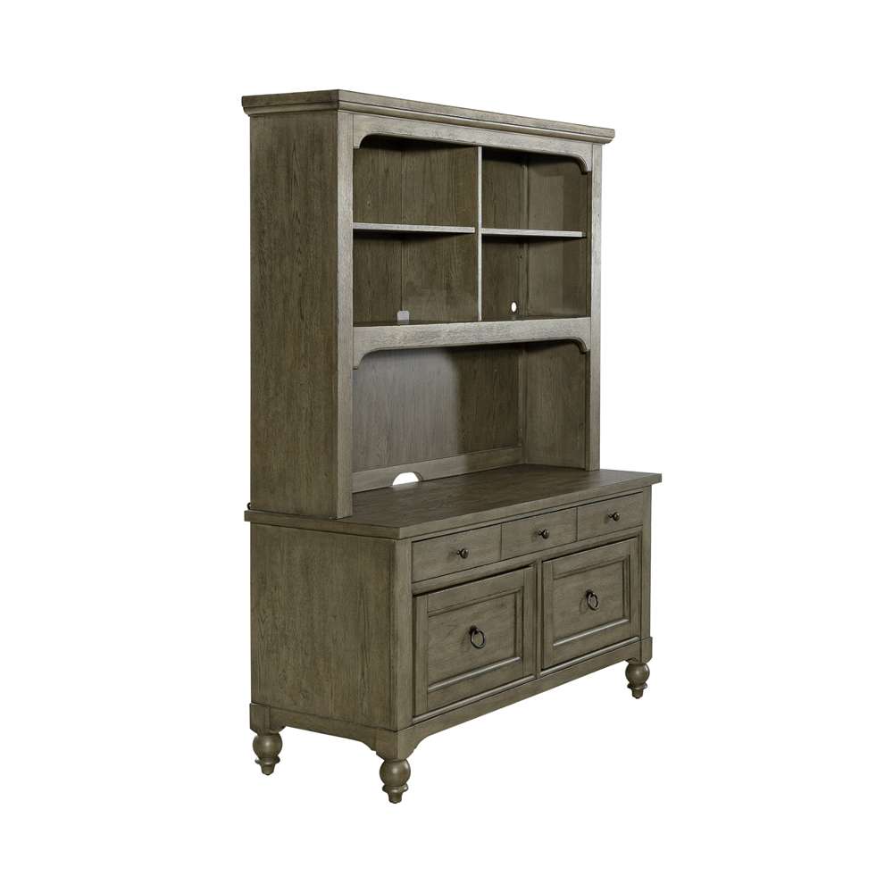 Liberty Furniture - Americana Farmhouse Credenza & Hutch  - 615-HO-CHS veiw 2