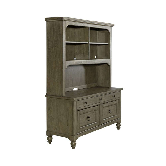 Liberty Furniture - Americana Farmhouse Credenza & Hutch  - 615-HO-CHS veiw 2