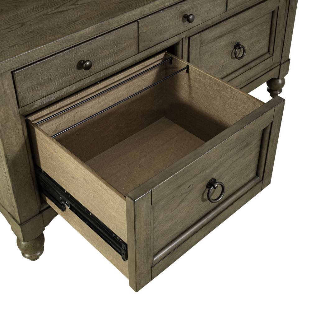 Liberty Furniture - Americana Farmhouse Credenza & Hutch  - 615-HO-CHS veiw 7