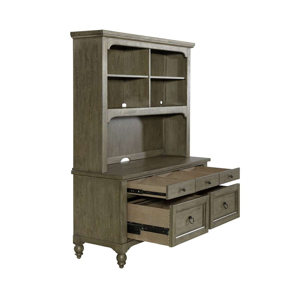 Liberty Furniture - Americana Farmhouse Credenza & Hutch  - 615-HO-CHS veiw 12