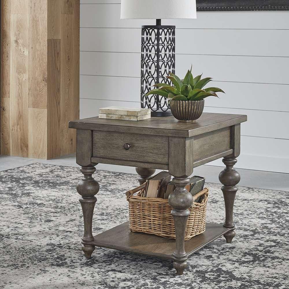 Liberty Furniture - Americana Farmhouse Drawer End Table - 615-OT1020 veiw 1