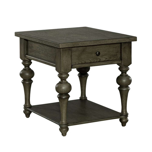 Liberty Furniture - Americana Farmhouse Drawer End Table - 615-OT1020 veiw 2