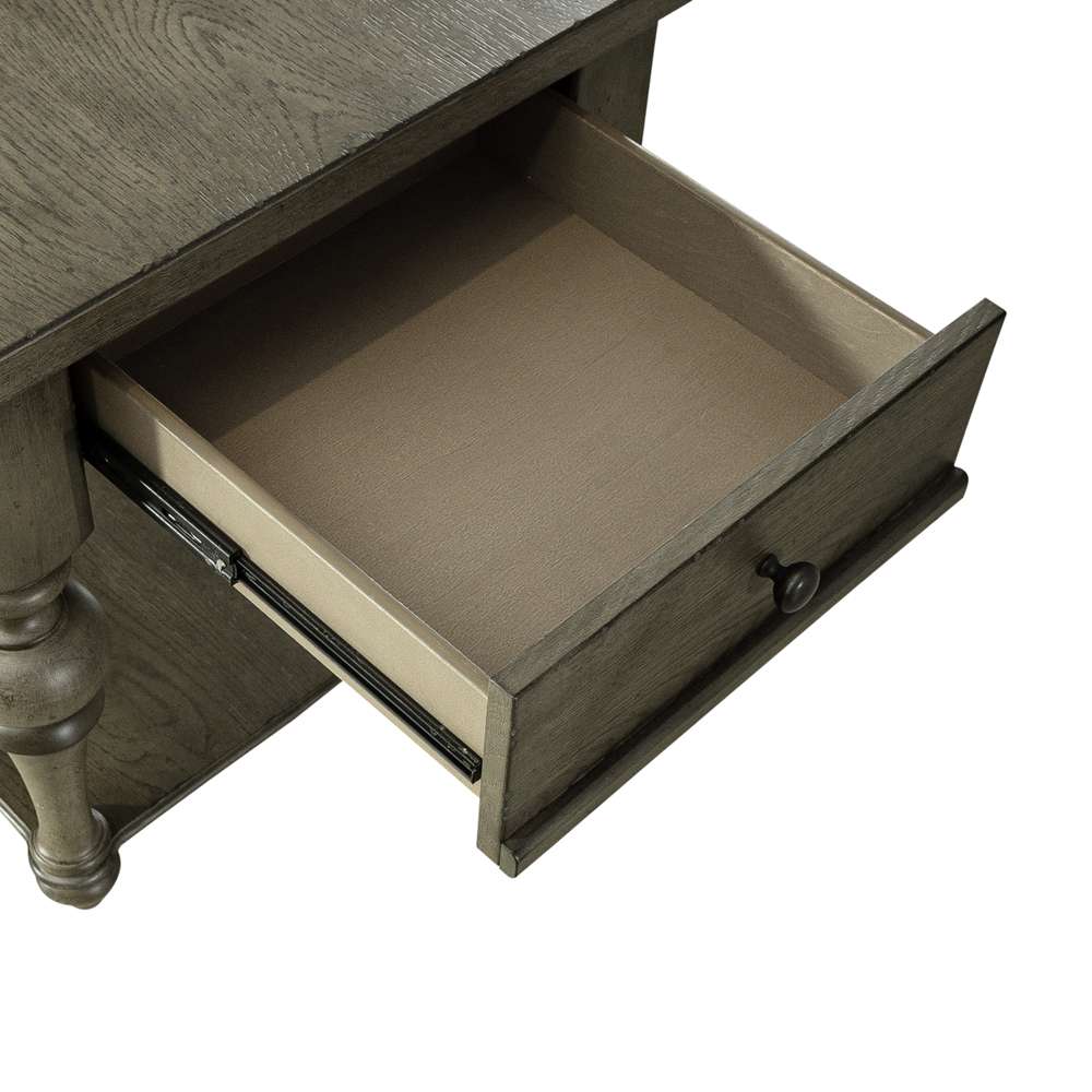 Liberty Furniture - Americana Farmhouse Drawer End Table - 615-OT1020 veiw 4