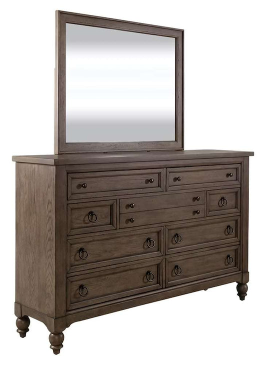 Liberty Furniture - Americana Farmhouse Dresser & Mirror  - 615-BR-DM veiw 1