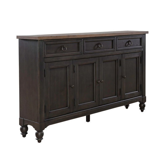 Liberty Furniture - Americana Farmhouse Hall Buffet- Black - 615-HB7242-B view 1