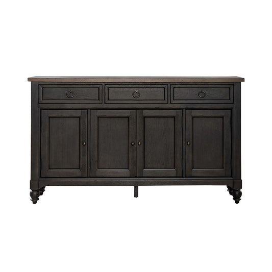 Liberty Furniture - Americana Farmhouse Hall Buffet- Black - 615-HB7242-B view 2