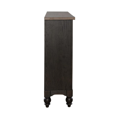 Liberty Furniture - Americana Farmhouse Hall Buffet- Black - 615-HB7242-B view 3