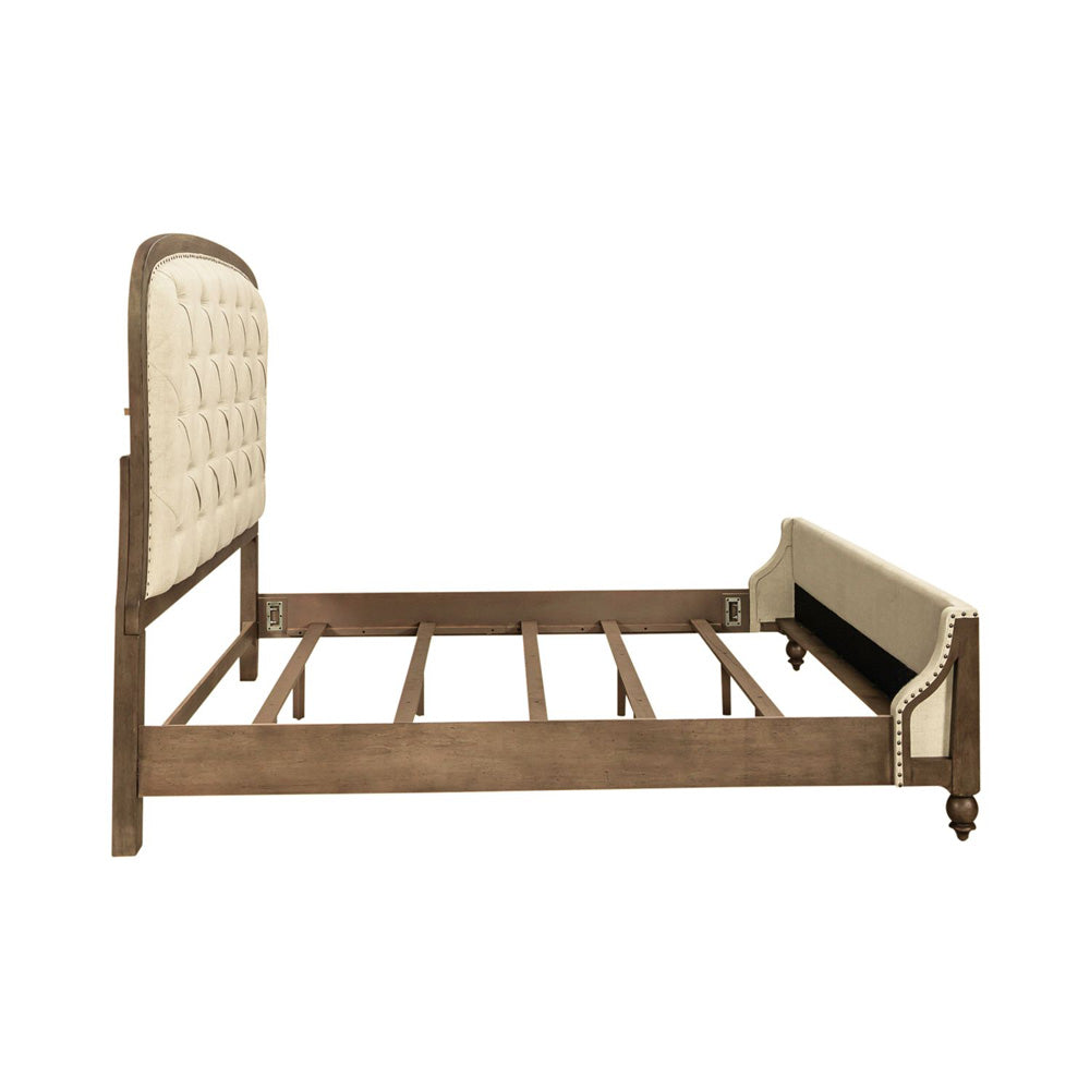 Liberty Furniture - Americana Farmhouse King Shelter Bed, 2 Bedside Chests - 615-BR-KSH2BSC view 4