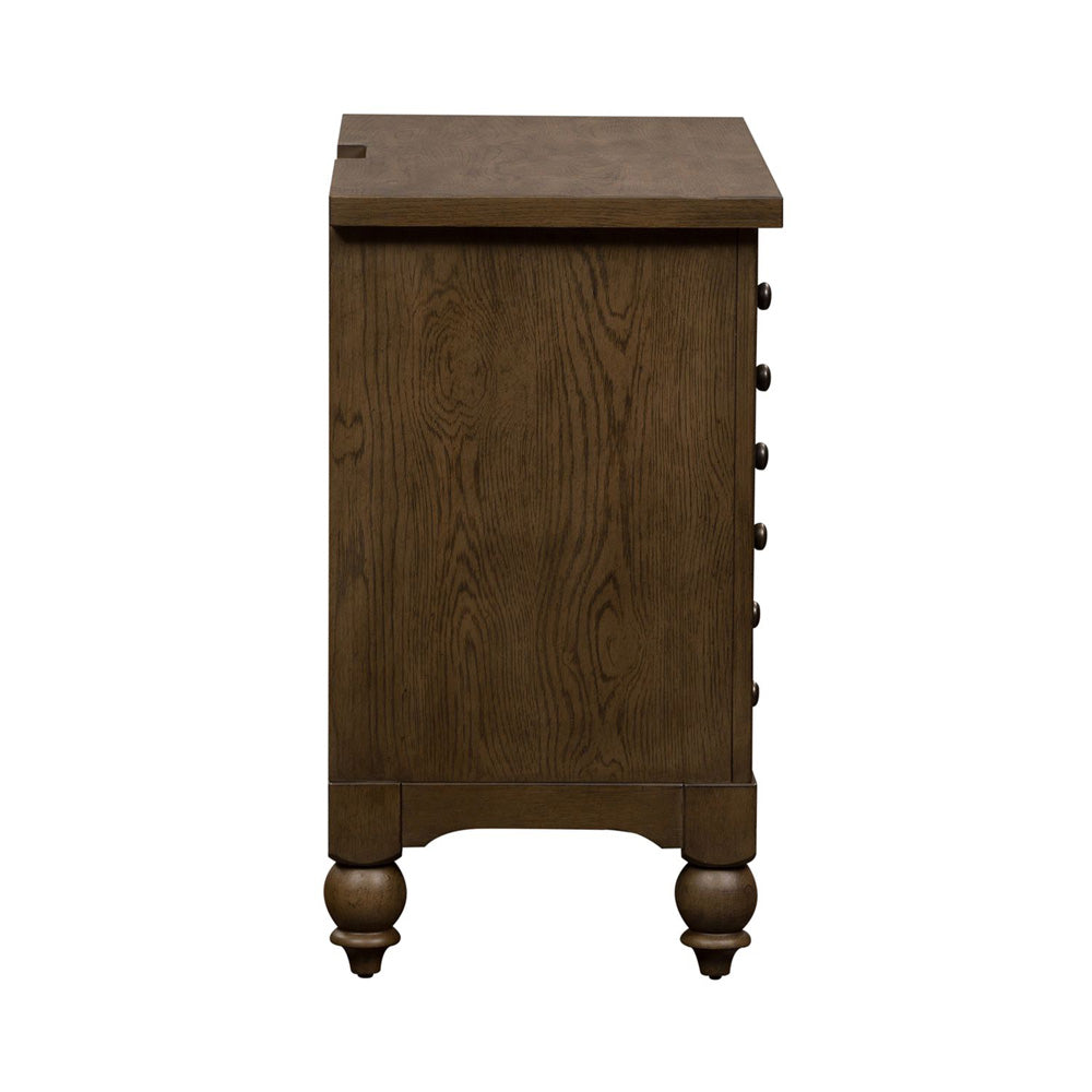 Liberty Furniture - Americana Farmhouse King Shelter Bed, 2 Bedside Chests - 615-BR-KSH2BSC view 8