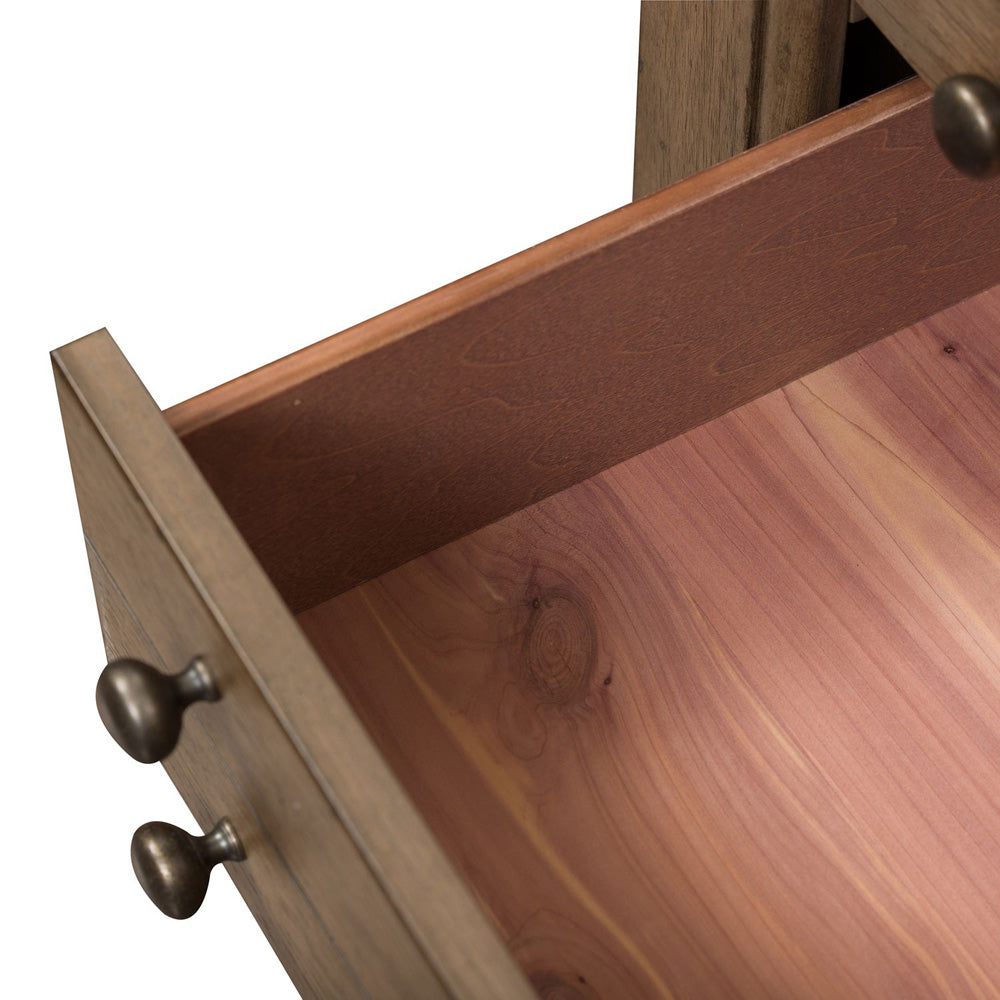Liberty Furniture - Americana Farmhouse King Shelter Bed, 2 Bedside Chests - 615-BR-KSH2BSC view 10