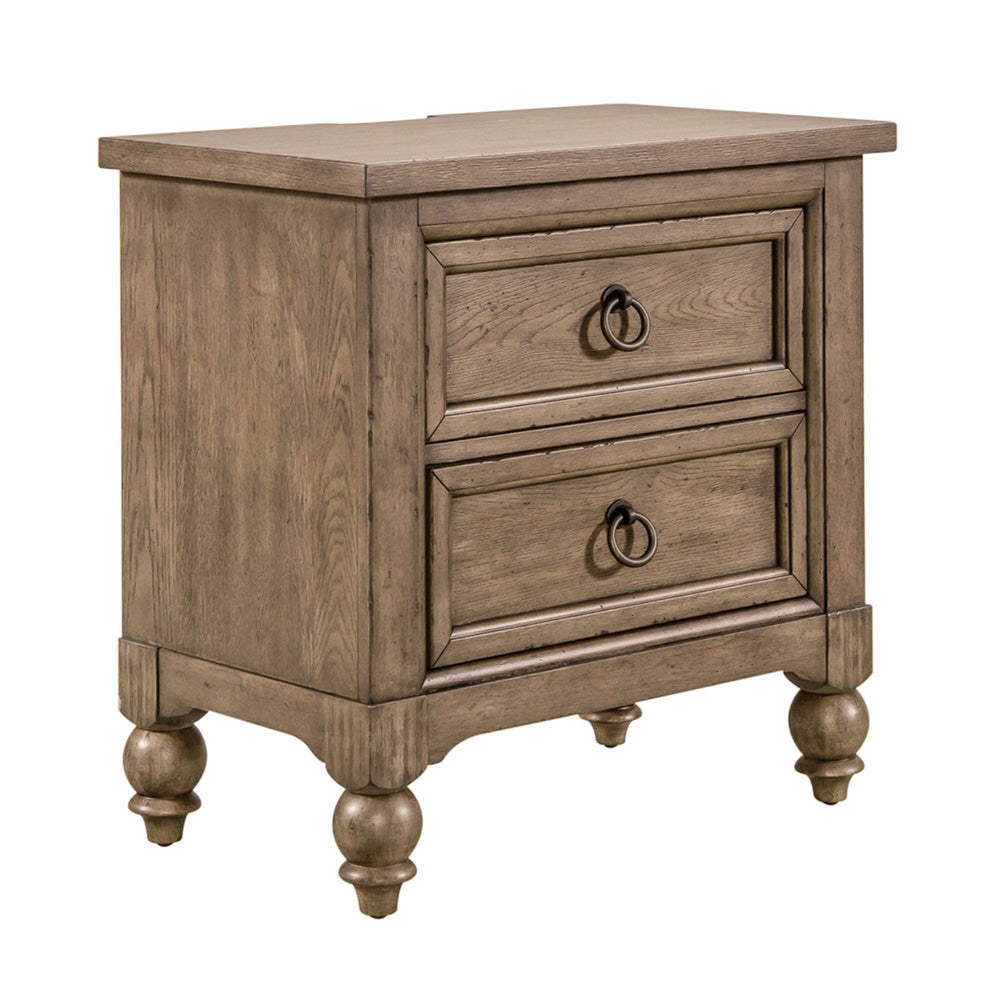 Liberty Furniture - Americana Farmhouse King Shelter Bed, 2 Night Stands - 615-BR-KSH2NS view 6