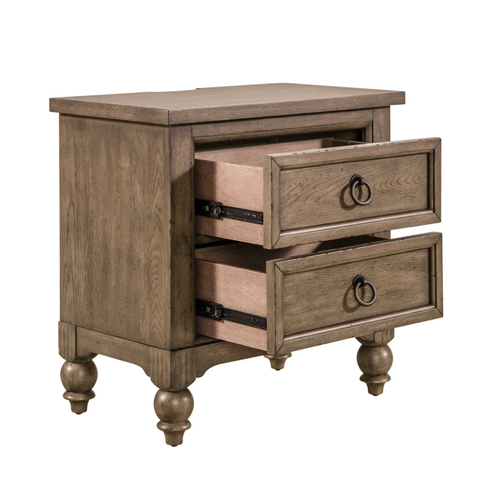 Liberty Furniture - Americana Farmhouse King Shelter Bed, 2 Night Stands - 615-BR-KSH2NS view 10