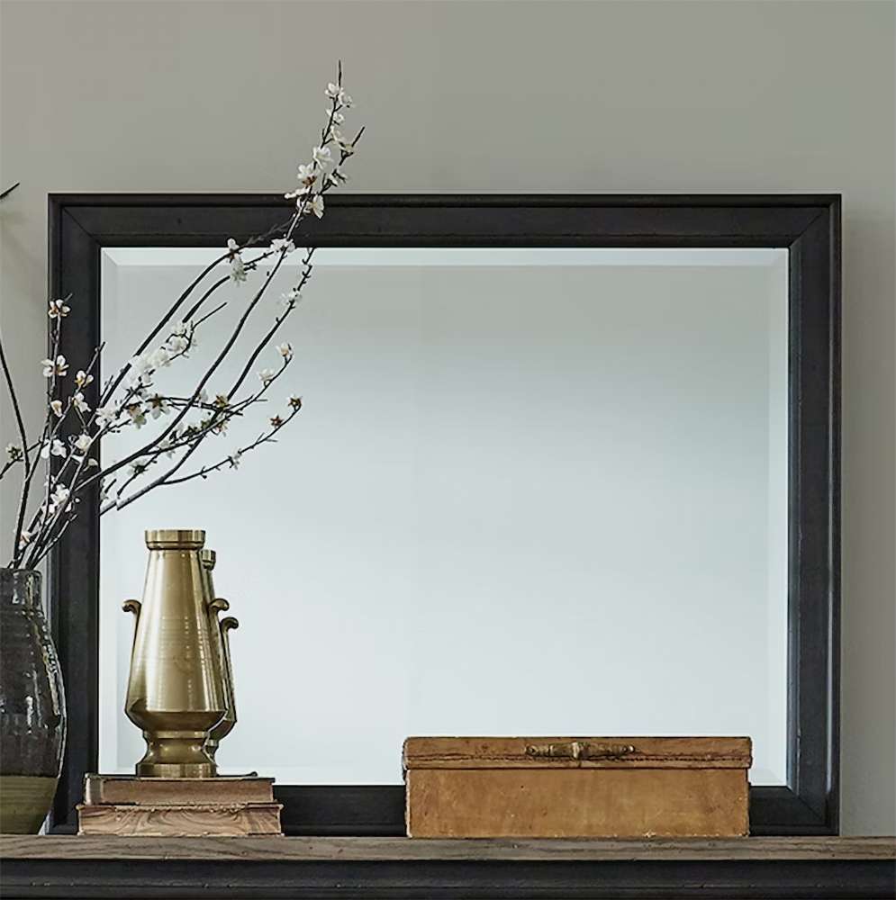 Liberty Furniture - Americana Farmhouse Landscape Mirror - Black - 615-BR51-B veiw 1