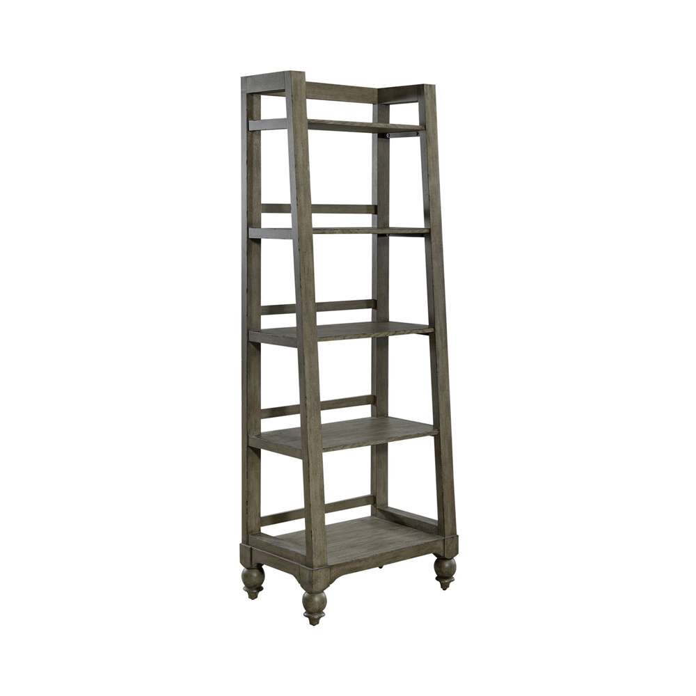 Liberty Furniture - Americana Farmhouse Leaning Pier Bookcase - 615-HO201 veiw 2