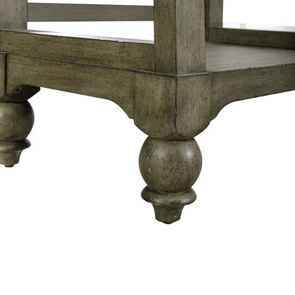 Liberty Furniture - Americana Farmhouse Leaning Pier Bookcase - 615-HO201 veiw 9