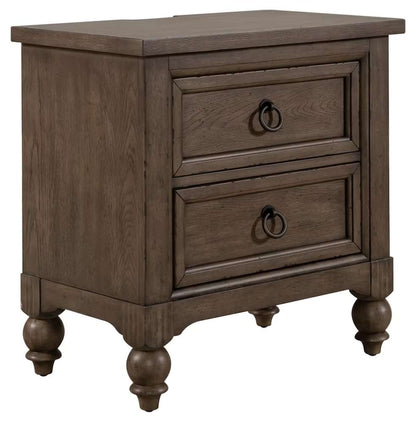 Liberty Furniture - Americana Farmhouse Queen Sleigh Bed, Dresser & Mirror, Chest, N/S  - 615-BR-QSLDMCN veiw 5