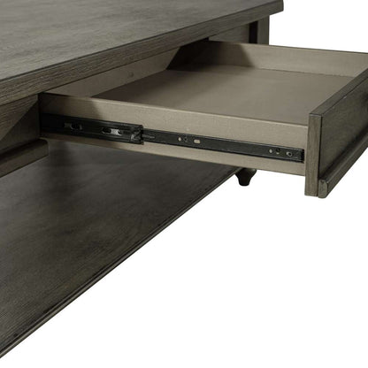 Liberty Furniture - Americana Farmhouse Rectangular Cocktail Table - 615-OT1010 veiw 4