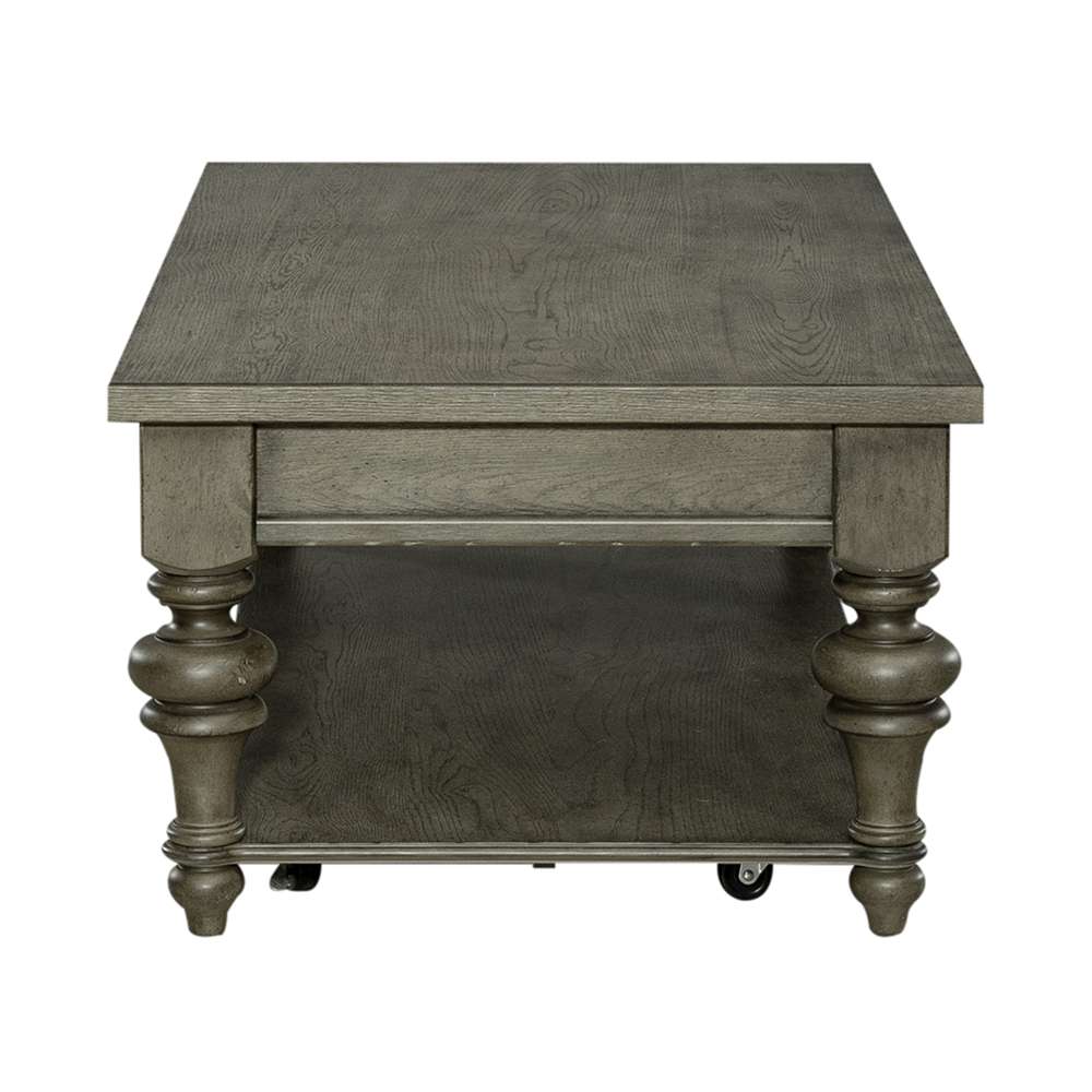 Liberty Furniture - Americana Farmhouse Rectangular Cocktail Table - 615-OT1010 veiw 9