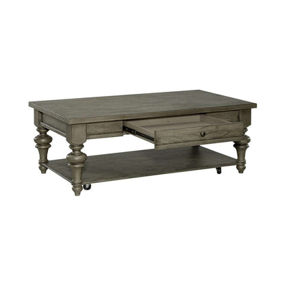 Liberty Furniture - Americana Farmhouse Rectangular Cocktail Table - 615-OT1010 veiw 12