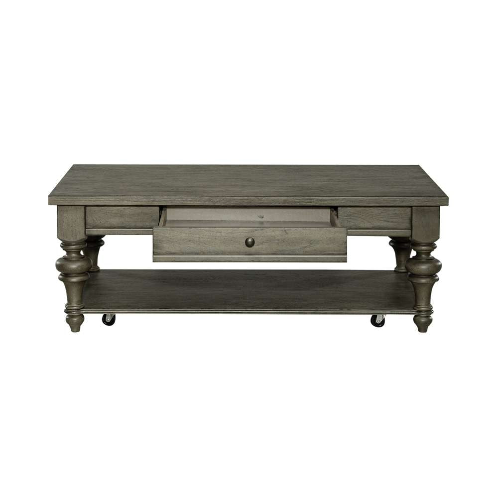 Liberty Furniture - Americana Farmhouse Rectangular Cocktail Table - 615-OT1010 veiw 13