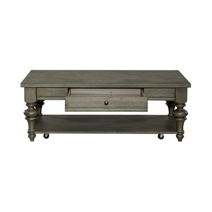 Liberty Furniture - Americana Farmhouse Rectangular Cocktail Table - 615-OT1010 veiw 13