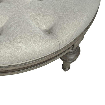 Liberty Furniture - Americana Farmhouse Round Cocktail Ottoman - 615-OT1080 veiw 5