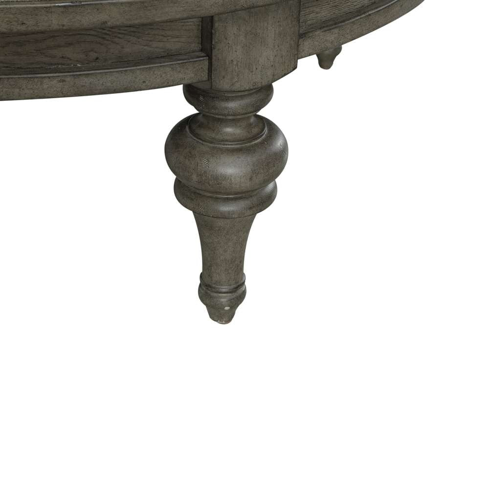 Liberty Furniture - Americana Farmhouse Round Cocktail Ottoman - 615-OT1080 veiw 6