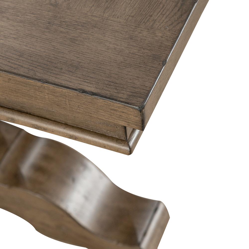 Liberty Furniture - Americana Farmhouse Trestle Table in Dusty Taupe & Black - 615-DR-TRS veiw 6