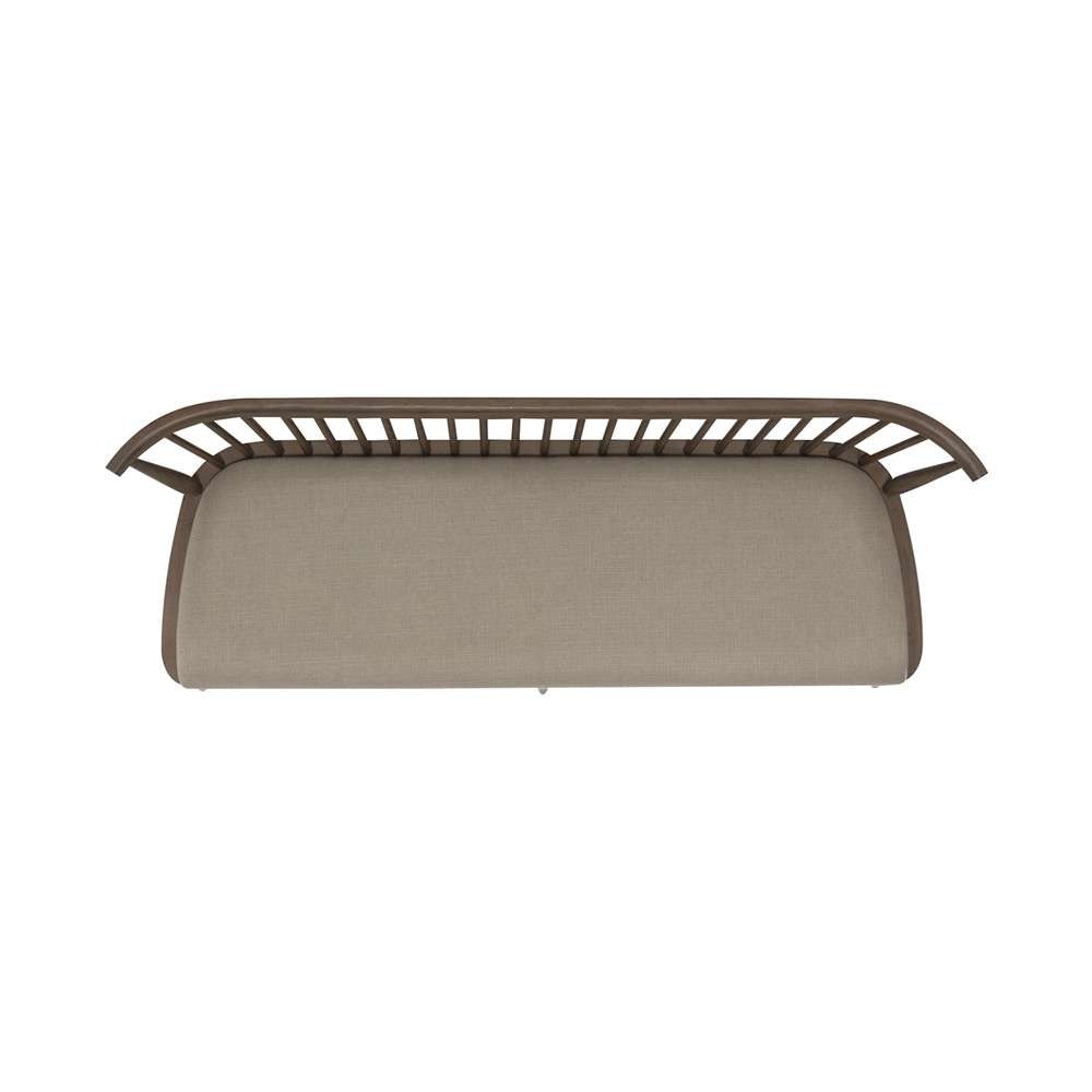Liberty Furniture - Americana Farmhouse Uph Seat Windsor Bench (RTA) - 615-C1001B veiw 6