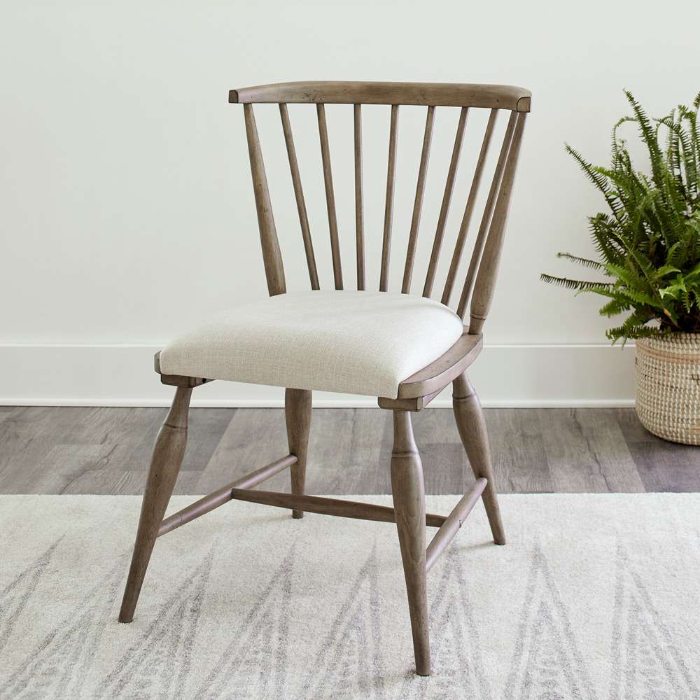 Liberty Furniture - Americana Farmhouse Uph Seat Windsor Chair (RTA) - 615-C1001S veiw 1