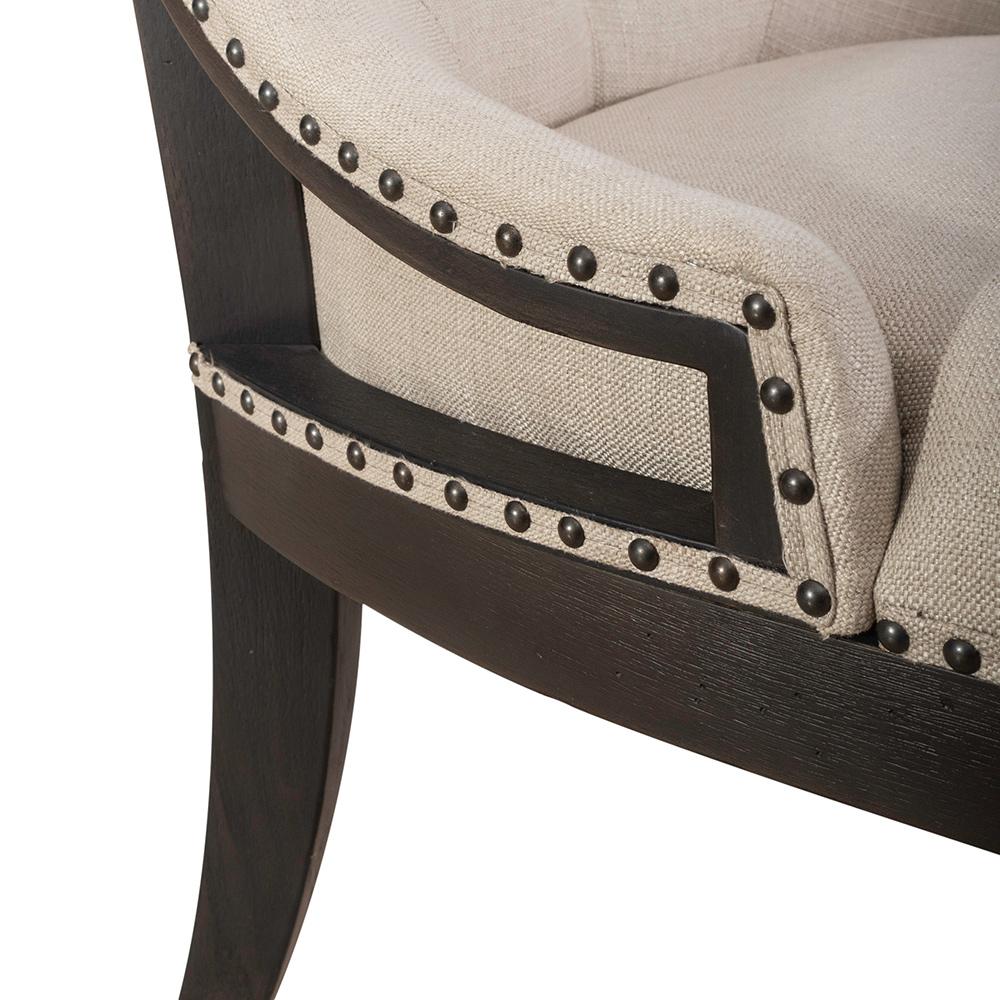 Liberty Furniture - Americana Farmhouse Uph Shelter Side Chair- Black  in Dusty Taupe & Black - 615-C6501S-B veiw 3