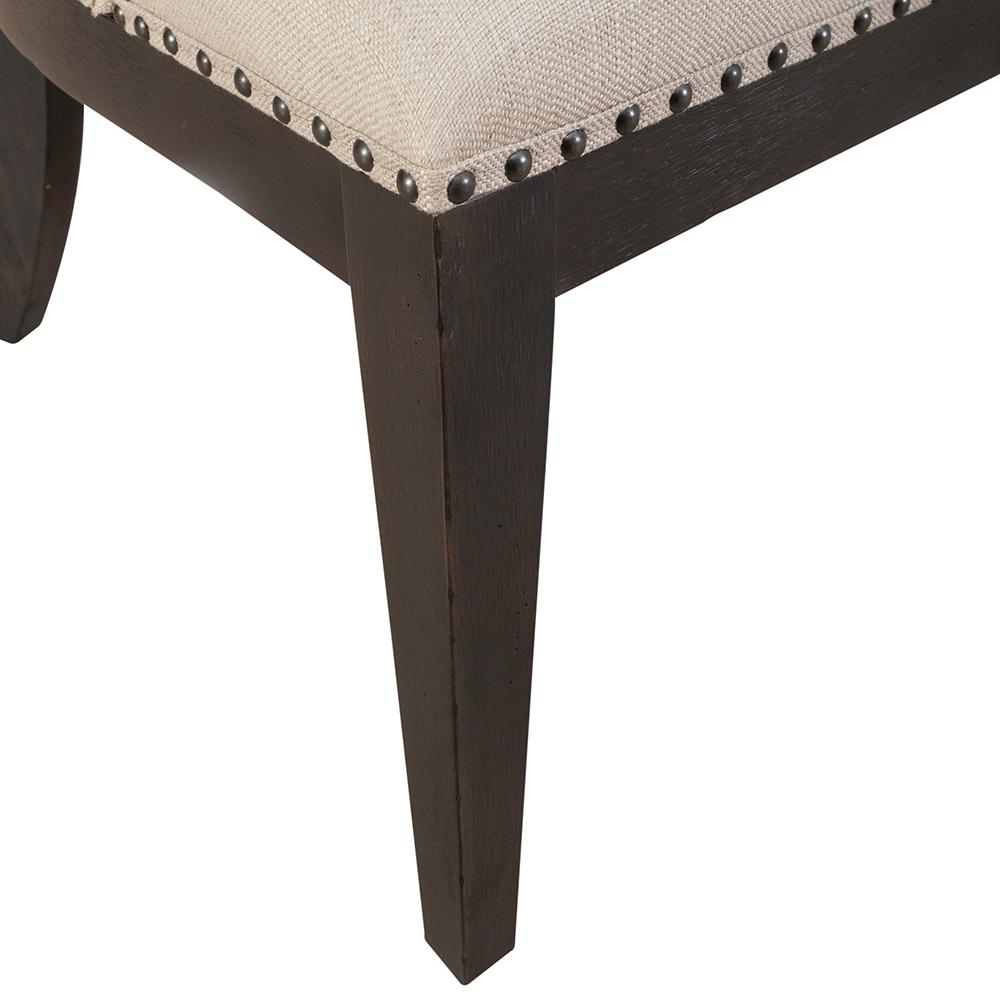 Liberty Furniture - Americana Farmhouse Uph Shelter Side Chair- Black  in Dusty Taupe & Black - 615-C6501S-B veiw 4