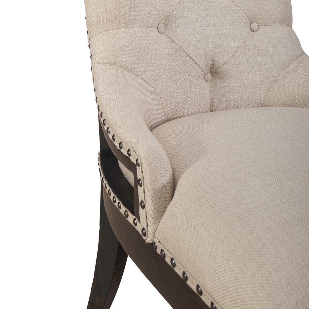 Liberty Furniture - Americana Farmhouse Uph Shelter Side Chair- Black  in Dusty Taupe & Black - 615-C6501S-B veiw 13