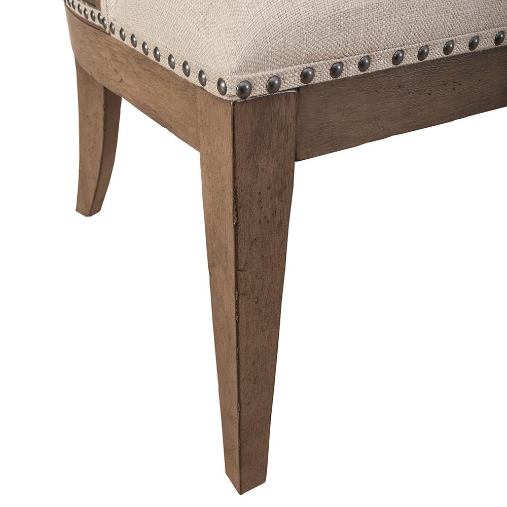 Liberty Furniture - Americana Farmhouse Uph Shelter Side Chair  in Dusty Taupe & Black - 615-C6501S veiw 5