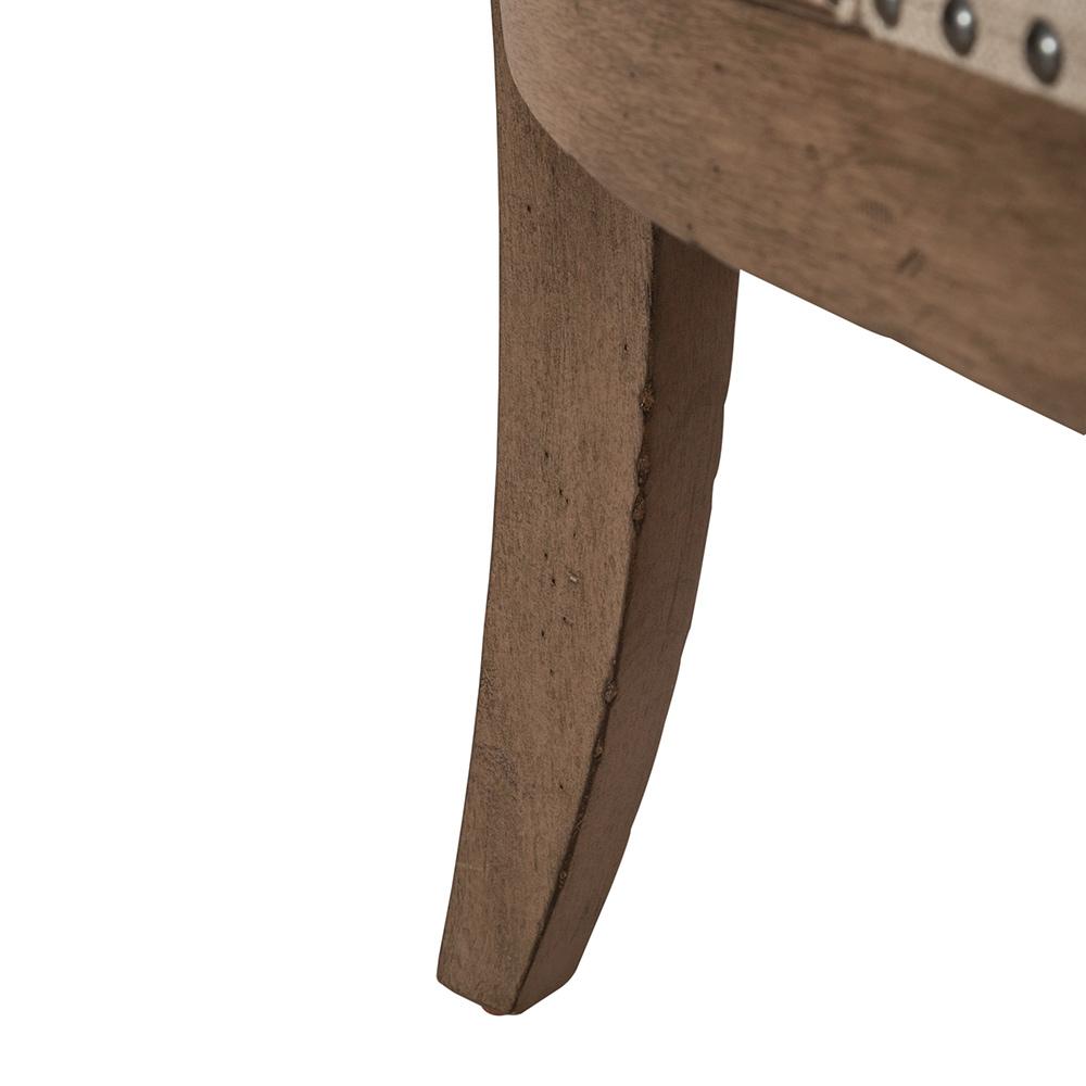 Liberty Furniture - Americana Farmhouse Uph Shelter Side Chair  in Dusty Taupe & Black - 615-C6501S veiw 6