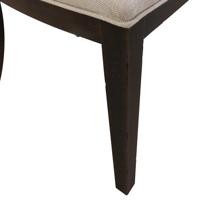 Liberty Furniture - Americana Farmhouse Uph Tufted Back Side Chair - Black in Dusty Taupe & Black - 615-C0501S-B veiw 3