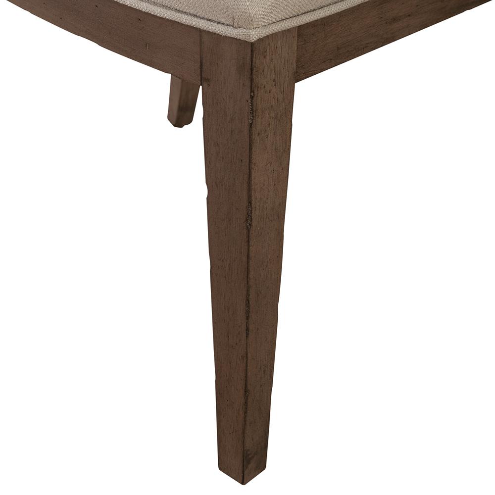 Liberty Furniture - Americana Farmhouse Uph Tufted Back Side Chair in Dusty Taupe & Black - 615-C0501S veiw 4
