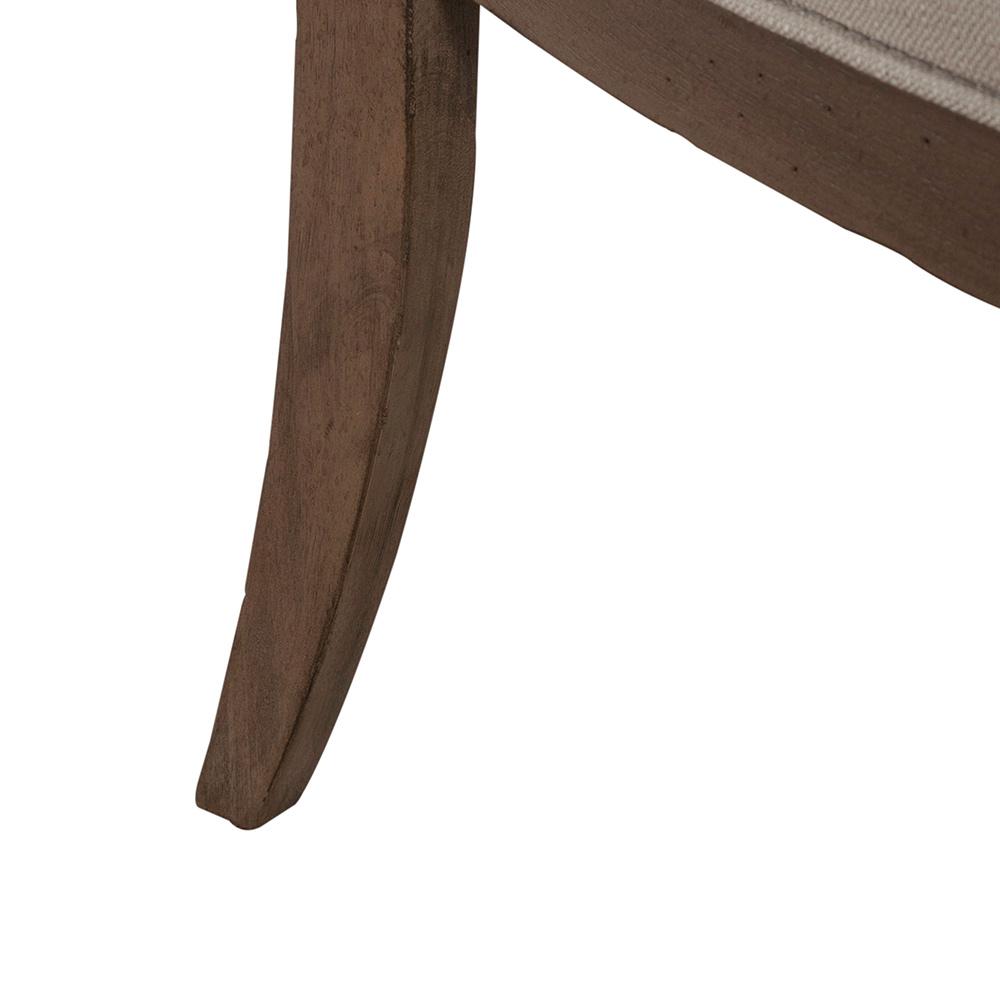 Liberty Furniture - Americana Farmhouse Uph Tufted Back Side Chair in Dusty Taupe & Black - 615-C0501S veiw 5
