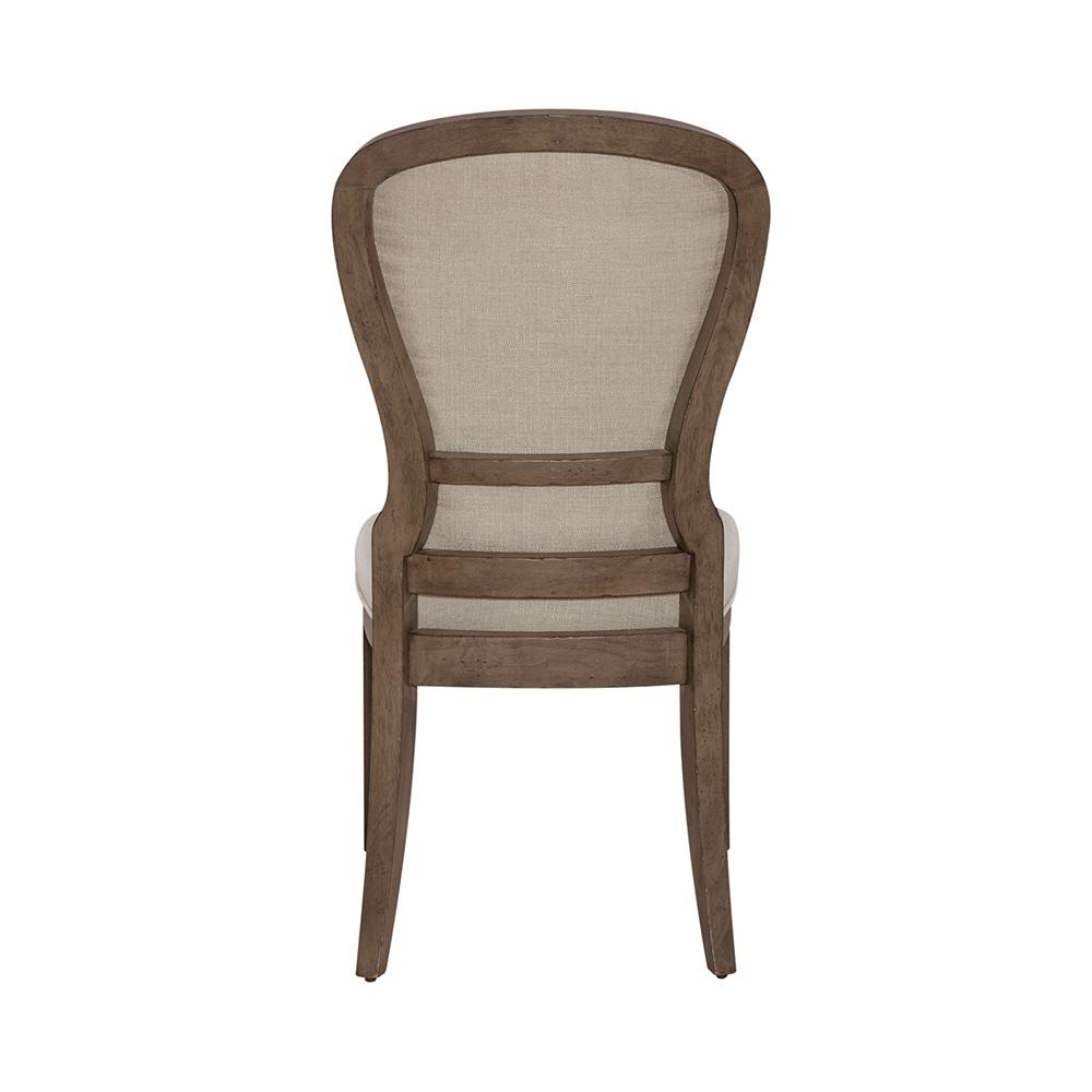 Liberty Furniture - Americana Farmhouse Uph Tufted Back Side Chair in Dusty Taupe & Black - 615-C0501S veiw 9