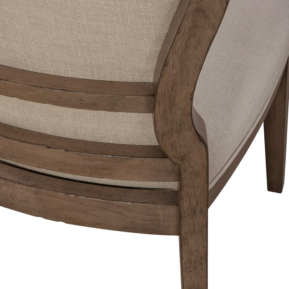 Liberty Furniture - Americana Farmhouse Uph Tufted Back Side Chair in Dusty Taupe & Black - 615-C0501S veiw 14