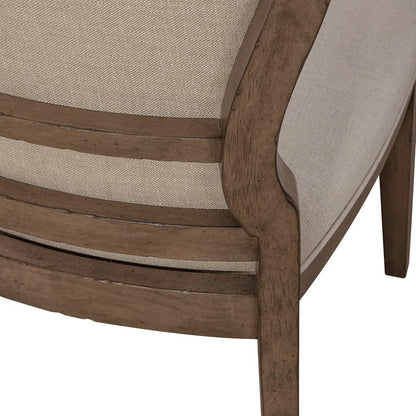 Liberty Furniture - Americana Farmhouse Uph Tufted Back Side Chair in Dusty Taupe & Black - 615-C0501S veiw 14