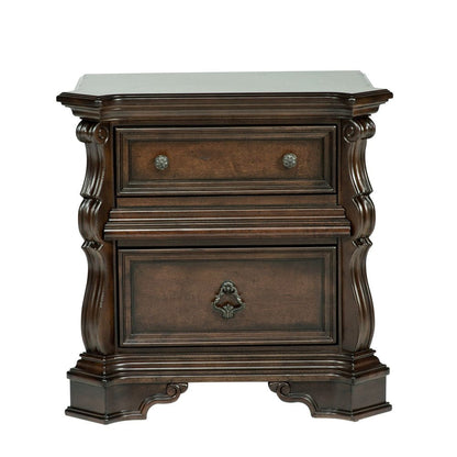Liberty Furniture - Arbor Place - King California Sleigh Bed, Dresser & Mirror, Chest, Night Stand in Brown - 575-BR-KCSDMCN view 5