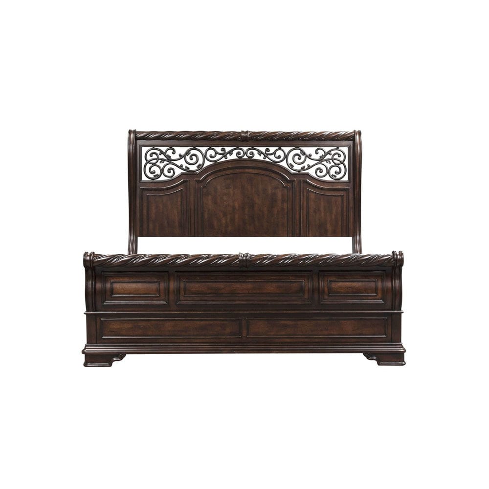Liberty Furniture - Arbor Place - King California Sleigh Bed in Brown - 575-BR-KCS view 2