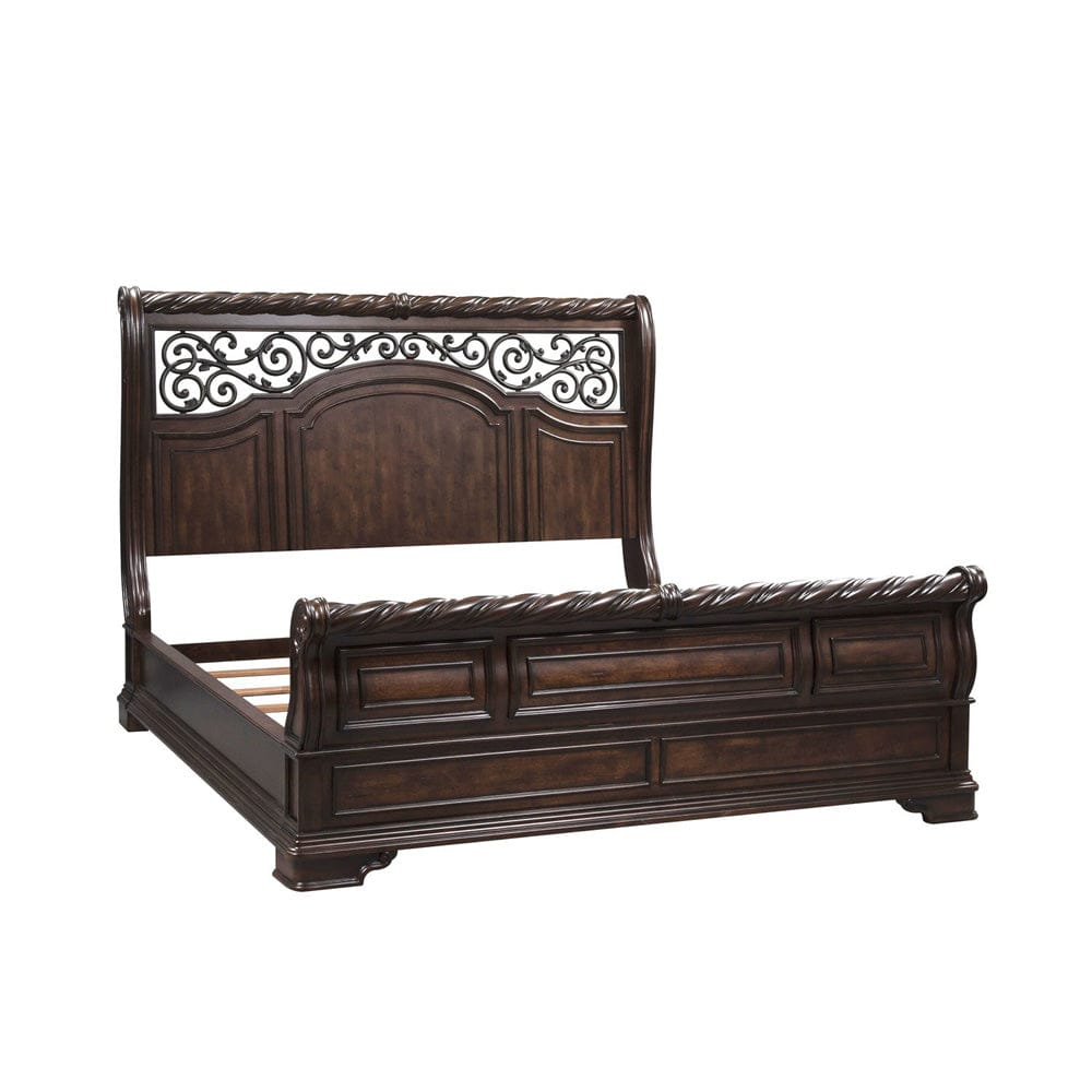Liberty Furniture - Arbor Place - King California Sleigh Bed in Brown - 575-BR-KCS view 3