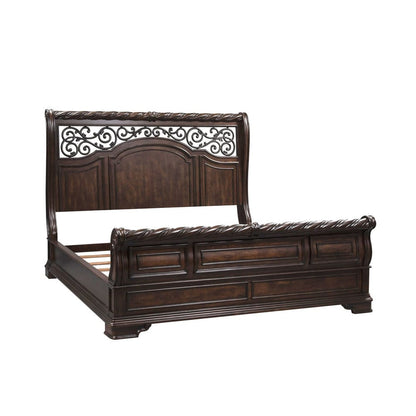 Liberty Furniture - Arbor Place - King California Sleigh Bed in Brown - 575-BR-KCS view 3